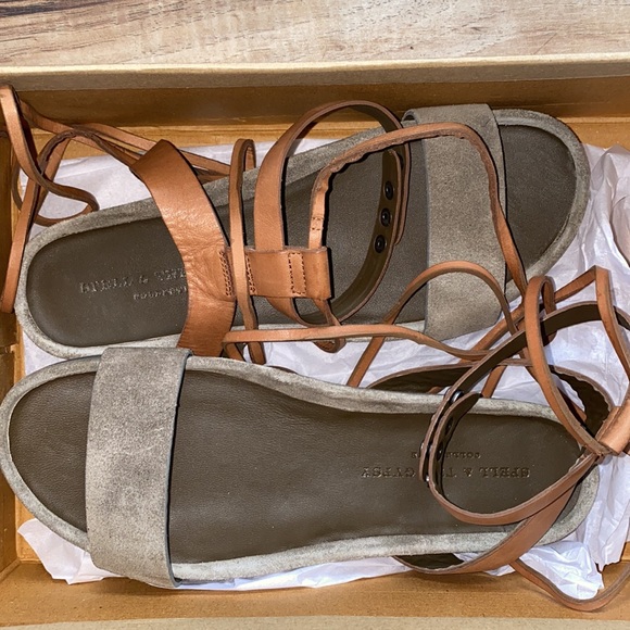 Spell & The Gypsy olive wrap sandal - Picture 4 of 4